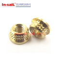 Barbed Large Head Threaded Insert Nut
